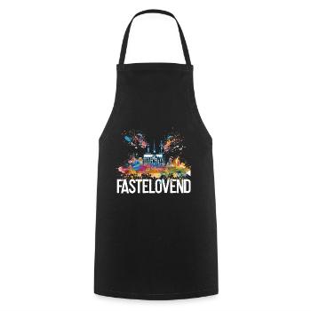 Cologne Kölle Carnival Gebützt Kölle Alaaf Jeck Party - Cooking Apron - black - Front - AI Model Male 185 dark (185cm)