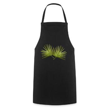 List - Cooking Apron - black - Front - AI Model Male 185 dark (185cm)
