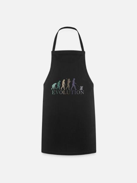 EVOLUTION yorkshire terrier - Cooking Apron - black