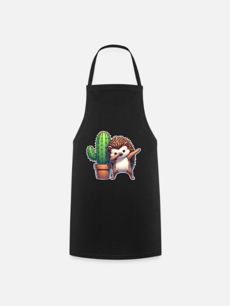 Cactus hérisson - Tablier de cuisine - noir