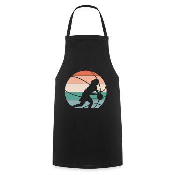 Basketball Basketball Women Basketball - Cooking Apron - black - Front - AI Model Male 185 dark (185cm)