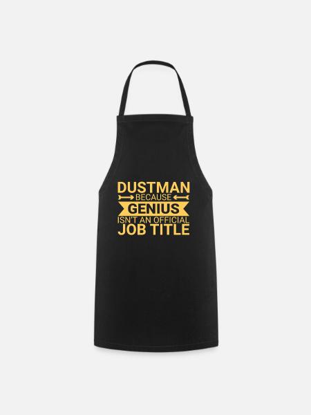 Dustman Genius - Kochschürze - Schwarz