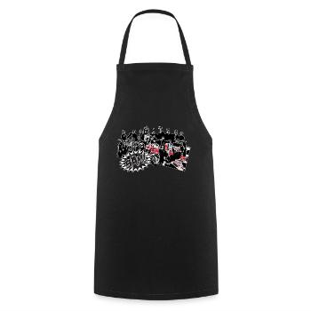 Mods sur les scooters 2 - Tablier de cuisine - noir - Devant - AI Model Male 185 dark (185cm)