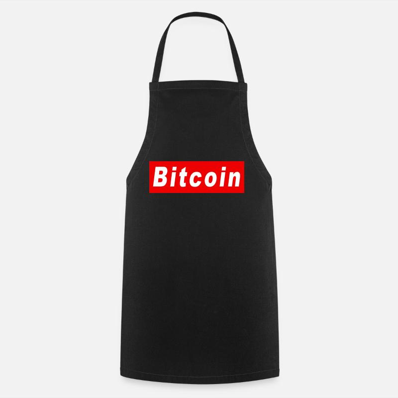 Bitcoin - Cooking Apron - black
