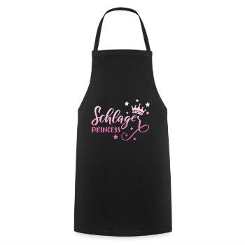 Schlagerprinzessin Schlagerfan Schlager Geschenk - Kochschürze - Schwarz - Vorne - AI Model Male 185 dark (185cm)