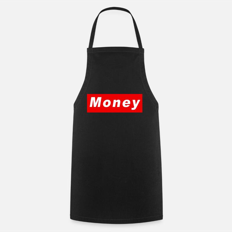 Geld - Kochschürze - Schwarz