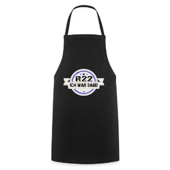 Kältetechniker R22 Ich war dabei - Kochschürze - Schwarz - Vorne - AI Model Male 185 dark (185cm)