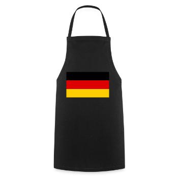 Germany flag - Kochschürze - Schwarz - Vorne - AI Model Male 185 dark (185cm)