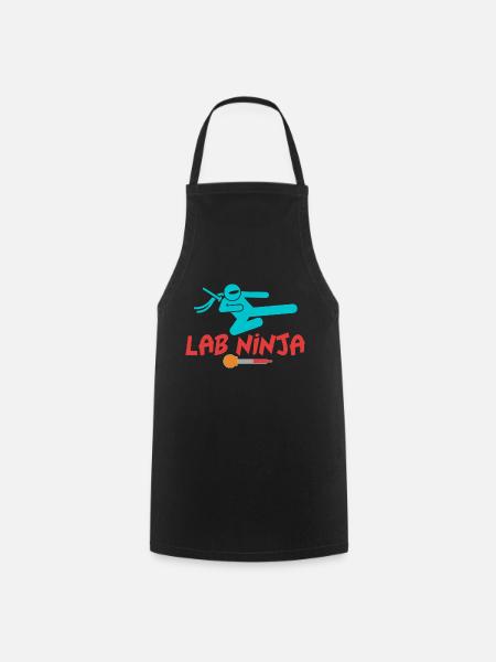 LAB NINJA - MEDICAL LAB TECHNICIAN - Cooking Apron - black