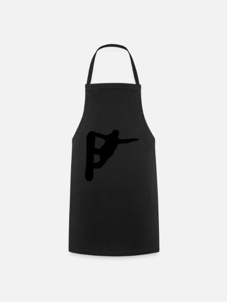 Snowboard Femmes Snowboard Sports d’hiver Snowboard - Tablier de cuisine - noir
