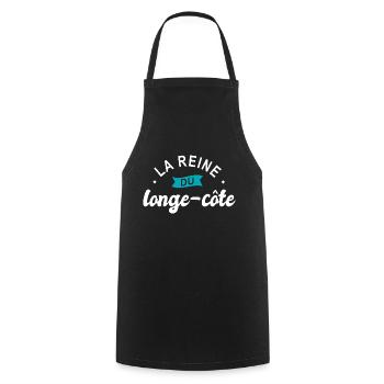 reine du longe côte longe cote - Tablier de cuisine - noir - Devant - AI Model Male 185 dark (185cm)