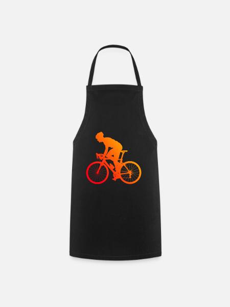 Road Bike Road Cyclists Road Cycling Ladies - Cooking Apron - black