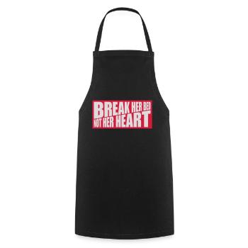 break her bed quote - Cooking Apron - black - Front - AI Model Male 185 dark (185cm)