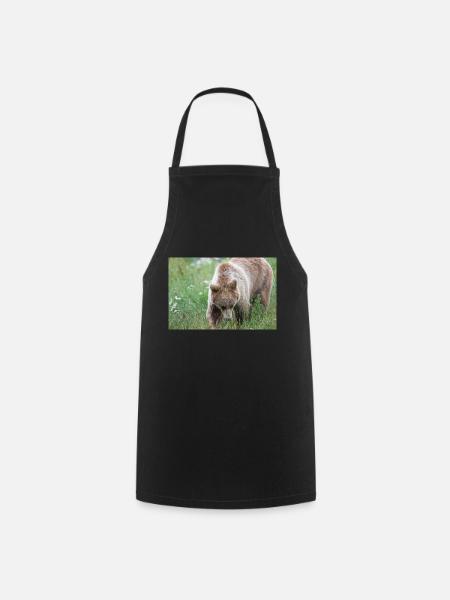 Braunbär Ursus arctos - Kochschürze - Schwarz