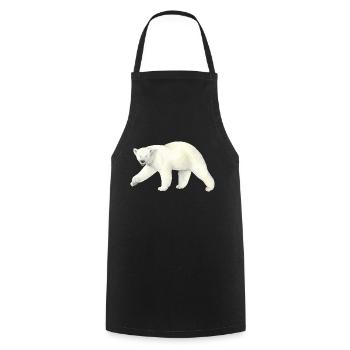 Icebear - Cooking Apron - black - Front - AI Model Male 185 dark (185cm)