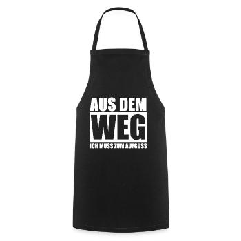 Wellness Saunagänger Saunieren Saunierer Sauna - Kochschürze - Schwarz - Vorne - AI Model Male 185 dark (185cm)