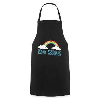 Be Kind Shirt Cute Graphic - Cooking Apron - black - Front - AI Model Male 185 dark (185cm)