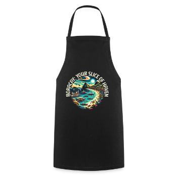 Boracay Philippines Vacances d’été Boaracay Beach - Tablier de cuisine - noir - Devant - AI Model Male 185 dark (185cm)