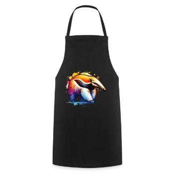 Anteater - Cooking Apron - black - Front - AI Model Male 185 dark (185cm)