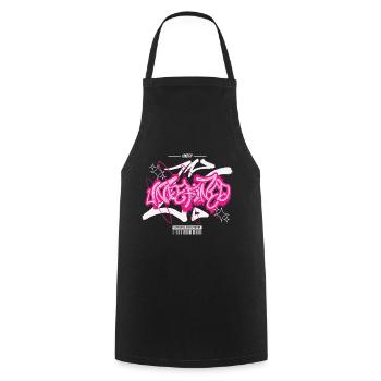 Streetwear Urban Graffiti - Cooking Apron - black - Front - AI Model Male 185 dark (185cm)