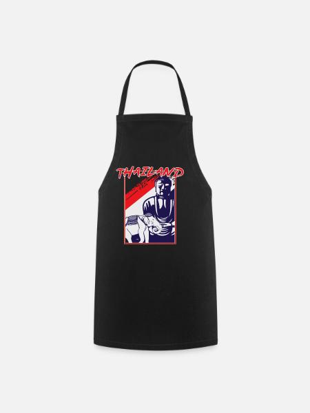 Cadeau voyage pays - Tablier de cuisine - noir