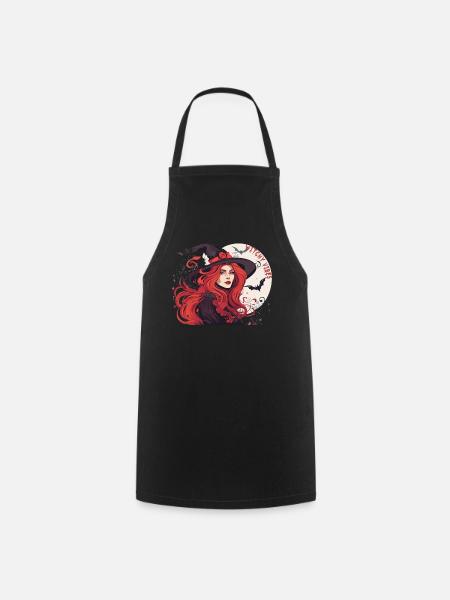 Vibrations sorcières - Tablier de cuisine - noir