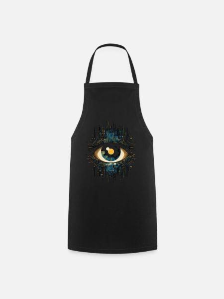 Électronique oculaire - Tablier de cuisine - noir