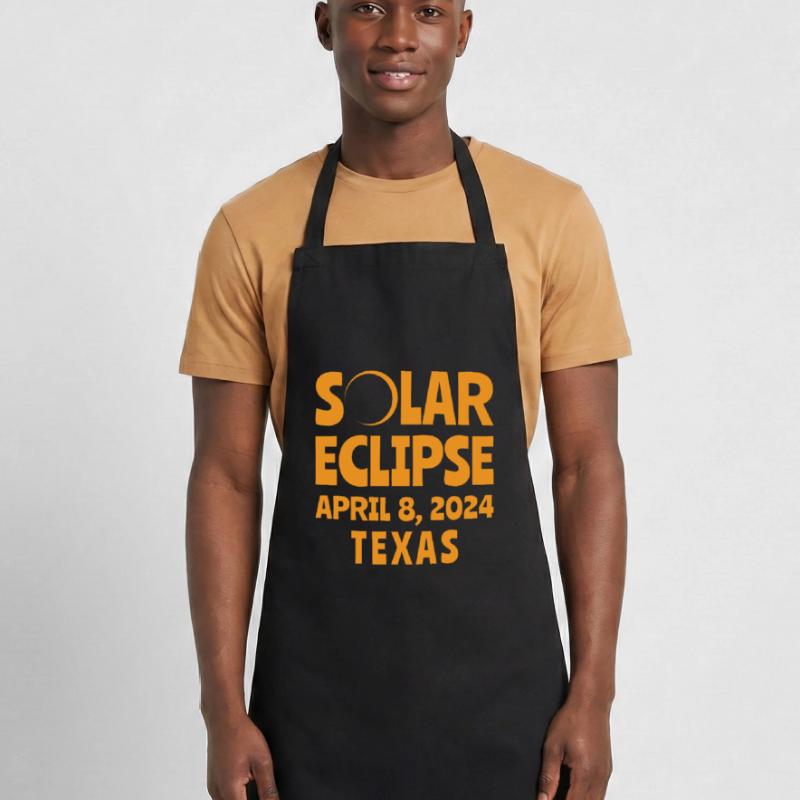 Solar Eclipse 2024 Texas Cooking Apron