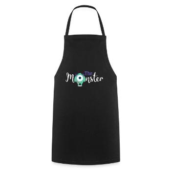 Parents - enfants - Partnerlook - Monster enfant - Tablier de cuisine - noir - Devant - AI Model Male 185 dark (185cm)