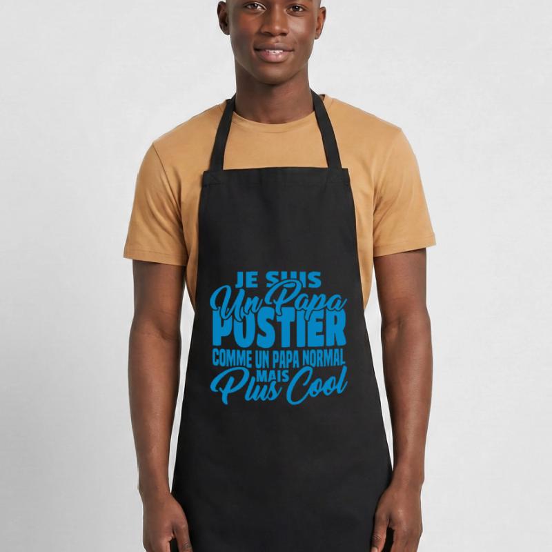 Papa postier mais plus cool Tablier de cuisine