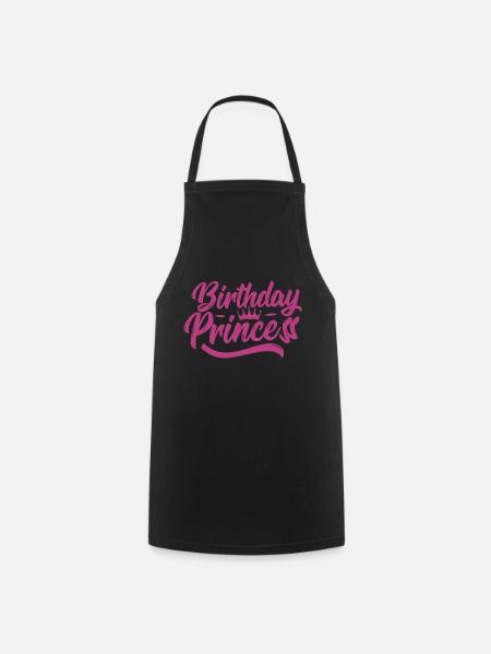 Birthday princess - Kochschürze - Schwarz