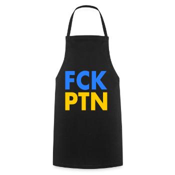 Fck ptn - Tablier de cuisine - noir - Devant - AI Model Male 185 dark (185cm)
