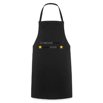 L'alcool c'est pas cool ! - Tablier de cuisine - noir - Devant - AI Model Male 185 dark (185cm)