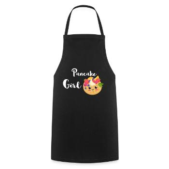 Pancake Pfannenkuchen Süßes Frühstück Essen - Kochschürze - Schwarz - Vorne - AI Model Male 185 dark (185cm)