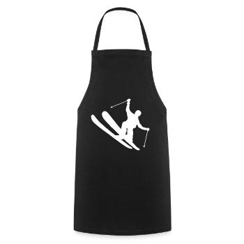 Women's Slopestyle Ski Freestyle Men Freestyle Sk - Cooking Apron - black - Front - AI Model Male 185 dark (185cm)