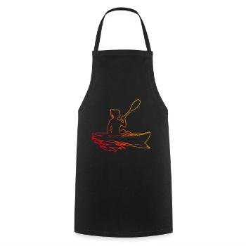 Canoë Kayak Femme Homme Kayak Kayak Kayak - Tablier de cuisine - noir - Devant - AI Model Male 185 dark (185cm)