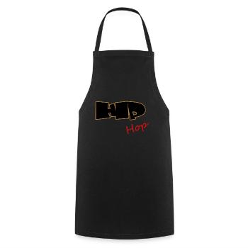 Hip Hop, Rap, MC, Rapper - Kochschürze - Schwarz - Vorne - AI Model Male 185 dark (185cm)