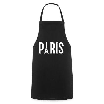 Paris - Tablier de cuisine - noir - Devant - AI Model Male 185 dark (185cm)