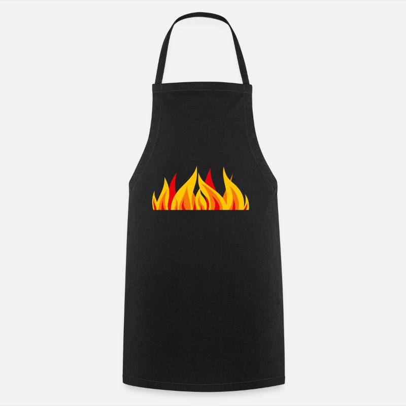 Fire - Tablier de cuisine - noir