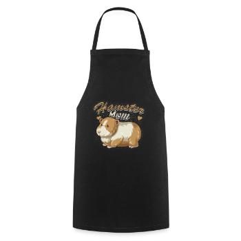 Hamster Maman Animaux Cadeau Animal Love Sweet - Tablier de cuisine - noir - Devant - AI Model Male 185 dark (185cm)