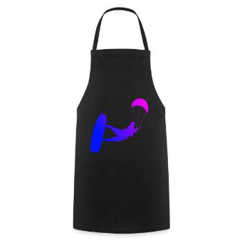 Kitesurfer Kitesurf Homme Kitesurf - Tablier de cuisine - noir - Devant - AI Model Male 185 dark (185cm)