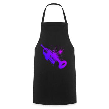 Trumpet Player Trumpet Trumpet Trumpets Spie - Cooking Apron - black - Front - AI Model Male 185 dark (185cm)