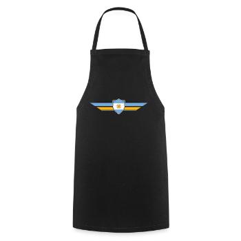 Argentina Fan World Cup - Cooking Apron - black - Front - AI Model Male 185 dark (185cm)