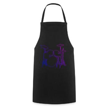 Batterie Batteur Femmes Batteur - Tablier de cuisine - noir - Devant - AI Model Male 185 dark (185cm)