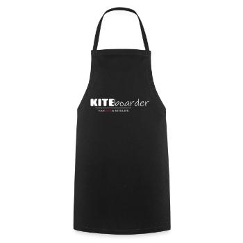 kiteboarder - Tablier de cuisine - noir - Devant - AI Model Male 185 dark (185cm)