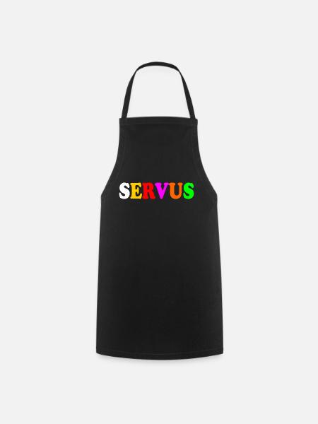 servus - Kochschürze - Schwarz