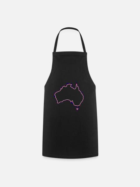 Australien - Kochschürze - Schwarz
