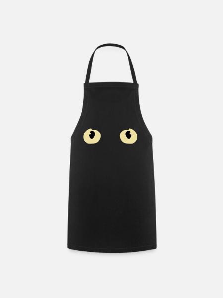 Cat Cat Eyes Eyes Pet Cats Chaton - Tablier de cuisine - noir