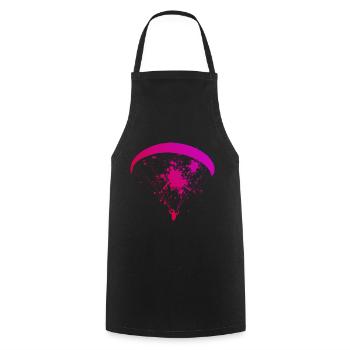 Paraglider Women Paragliding Paraglider Paraglider - Cooking Apron - black - Front - AI Model Male 185 dark (185cm)