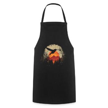 hummingbird, bird, nature, animals, wilderness, nectar - Cooking Apron - black - Front - AI Model Male 185 dark (185cm)